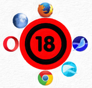 BetaBrowserTest 18: Firefox 55 Chrome 58 Opera 45 SeaMonkey 2.51 Pale Moon 27.1.2 QupZilla 2.1.1