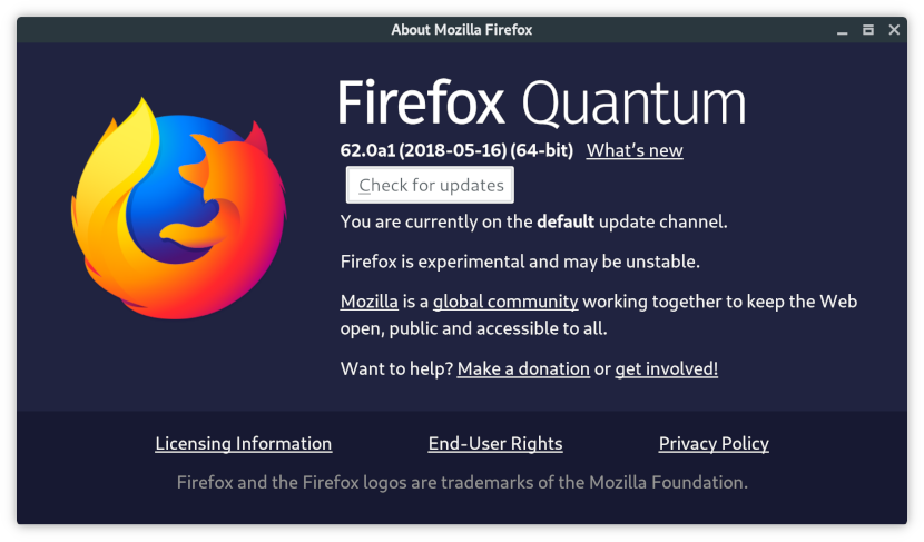 firefox 62 about