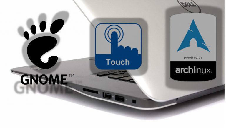 Gnome 3.36 touchscreen su Arch Linux (Dell 7548 4K)
