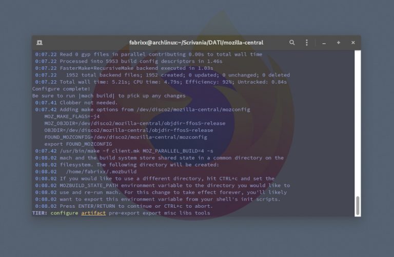 howto compile firefox on linux, come compilare firefox 77 su linux