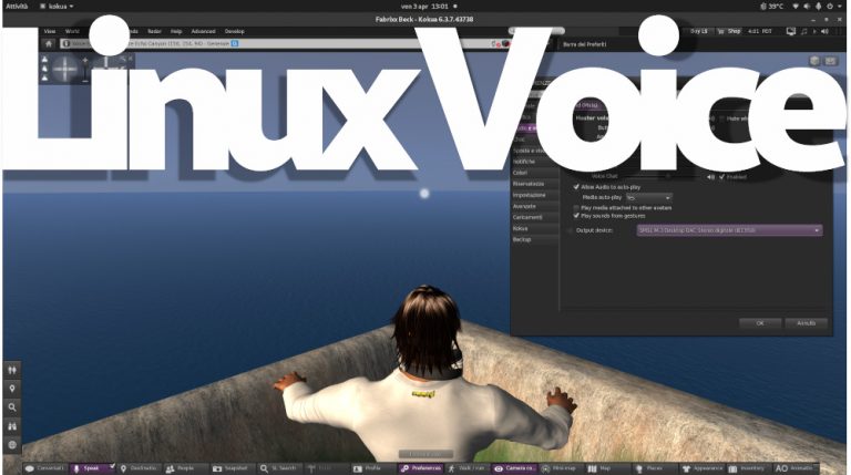 Second Life for Linux with voice enabled (2020) kokua