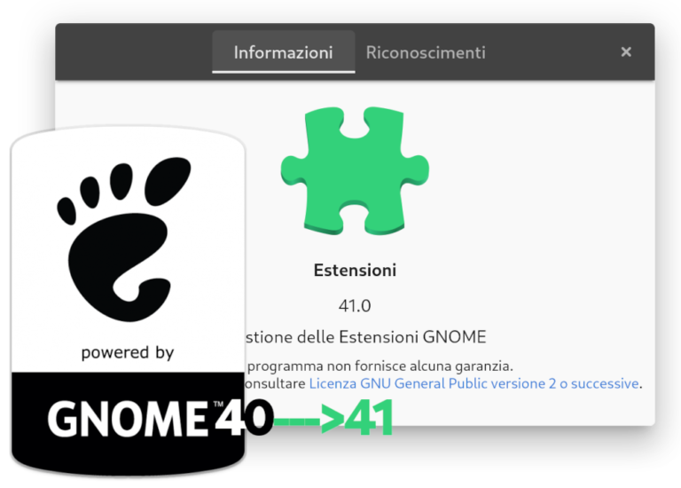 gnome shell extensions update gnome 41