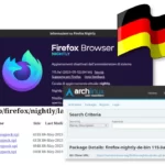 Firefox Nightly-bin Germany-packaged (ita)
