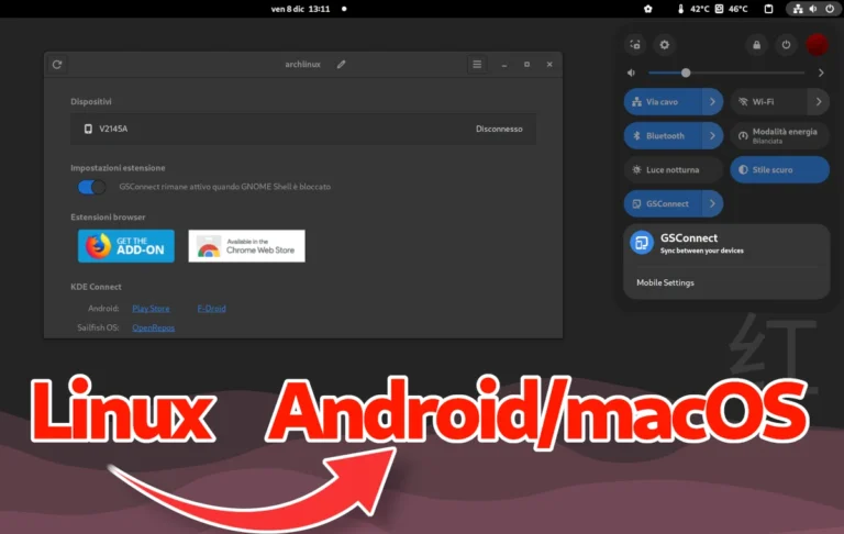 GSConnect control ubuntu, mint, fedora, arch linux from smartphone