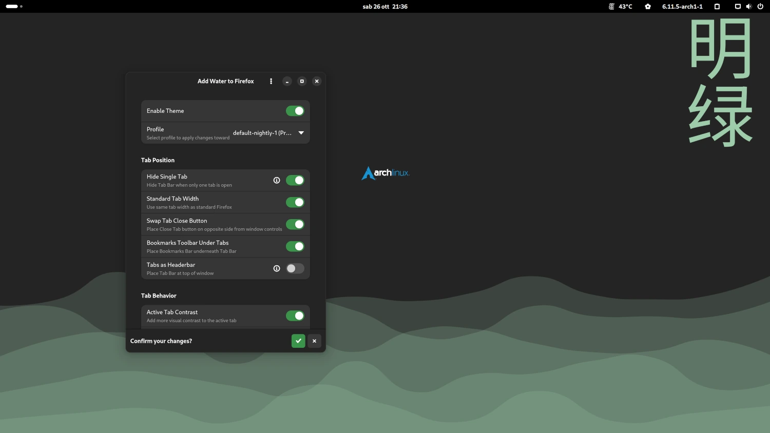 Firefox GNOME theme make easy!