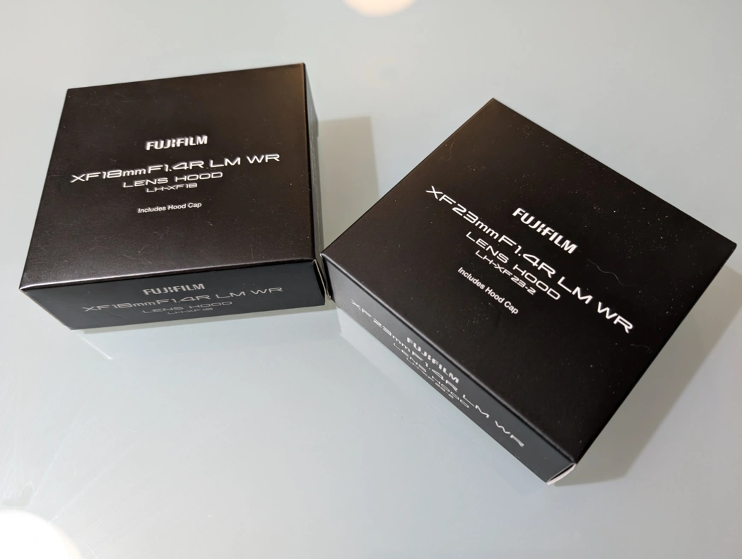 Better Fujifilm Lens Hoods for X lenses
